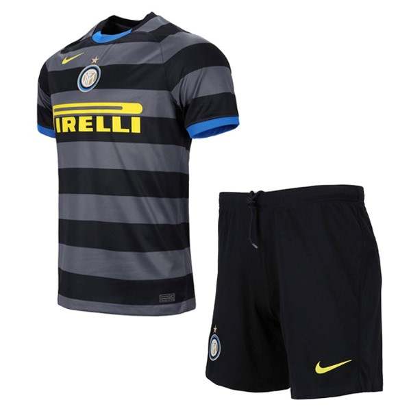 Camiseta Inter Milan Tercera Equipación Niño 2020-2021 Gris